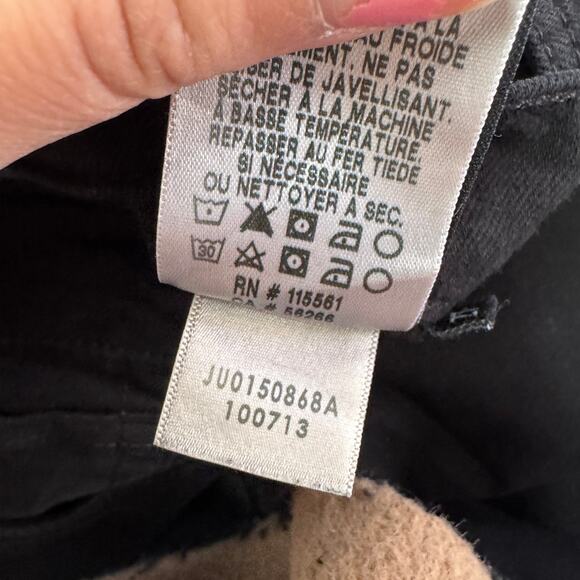 7 For‎ All Mankind Jeans Womens 27 Black Mid Rise The Skinny Denim Cotton Blend - Picture 6 of 9